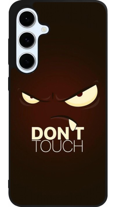 Samsung Galaxy S24 FE Case Hülle - Silikon schwarz Angry Dont Touch