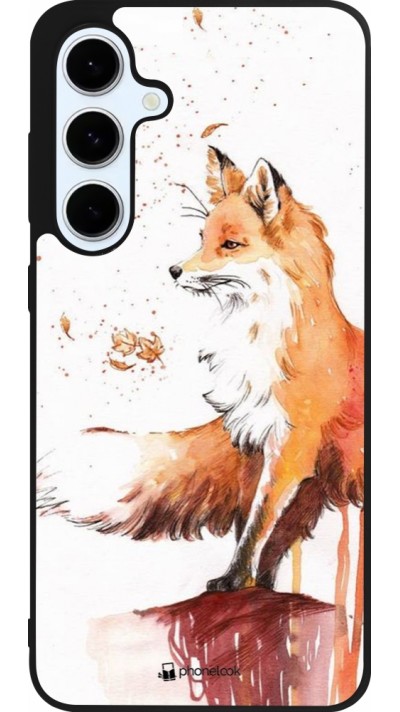 Samsung Galaxy S24 FE Case Hülle - Silikon schwarz Autumn 21 Fox