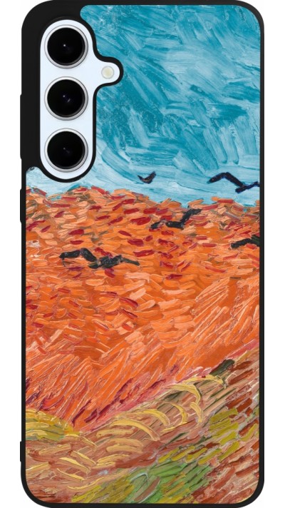 Samsung Galaxy S24 FE Case Hülle - Silikon schwarz Autumn 22 Van Gogh style