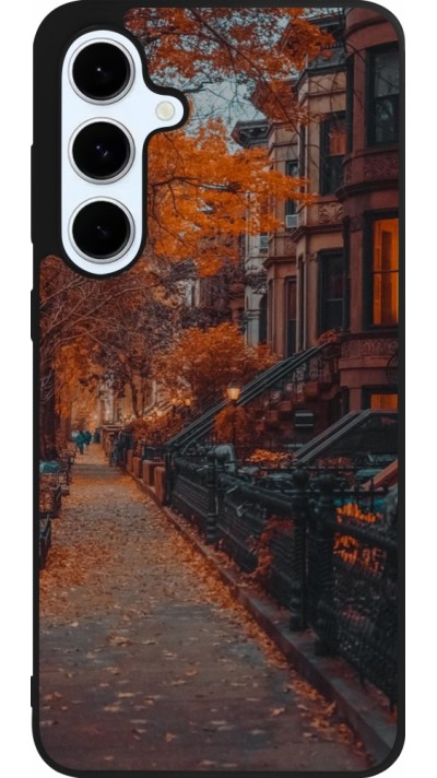 Samsung Galaxy S24 FE Case Hülle - Silikon schwarz Autumn 2024 city