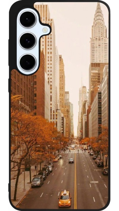 Samsung Galaxy S24 FE Case Hülle - Silikon schwarz Autumn 2024 New York city