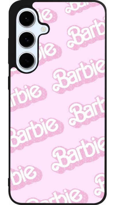 Samsung Galaxy S24 FE Case Hülle - Silikon schwarz Barbie light pink pattern