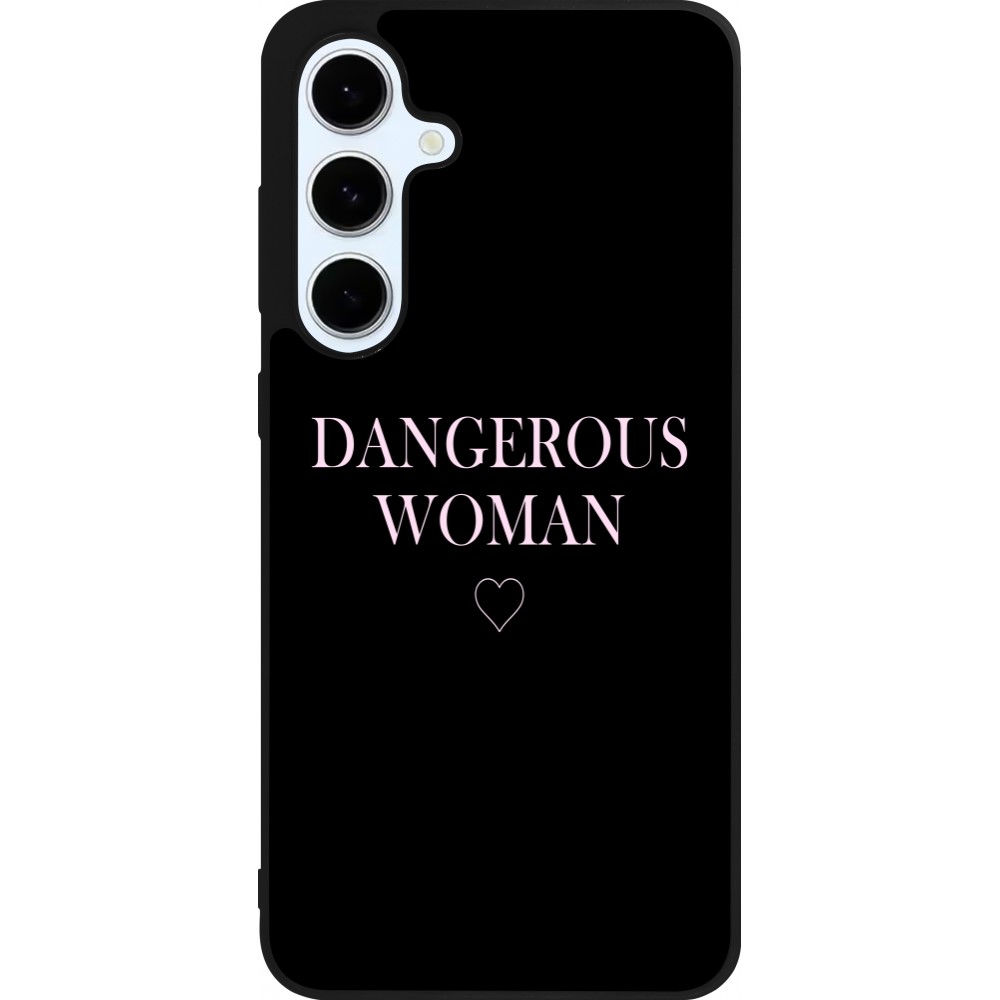 Samsung Galaxy S24 FE Case Hülle - Silikon schwarz Dangerous woman