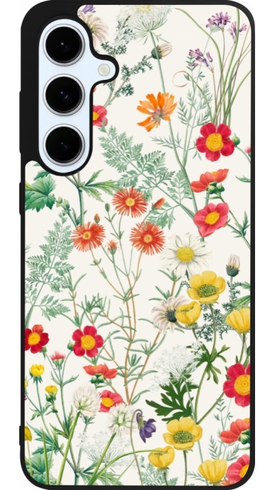 Samsung Galaxy S24 FE Case Hülle - Silikon schwarz Flora Botanical Wildlife