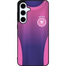 Samsung Galaxy S24 FE Case Hülle - Silikon schwarz Deutschland Away personalisierbares Fussballtrikot