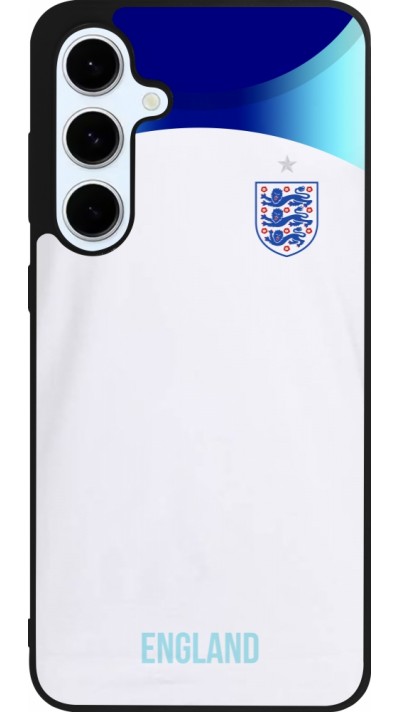 Samsung Galaxy S24 FE Case Hülle - Silikon schwarz England 2022 personalisierbares Fußballtrikot