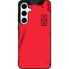 Samsung Galaxy S24 FE Case Hülle - Silikon schwarz Südkorea 2022 personalisierbares Fussballtrikot