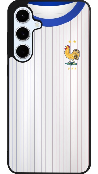 Samsung Galaxy S24 FE Case Hülle - Silikon schwarz Frankreich Away personalisierbares Fussballtrikot