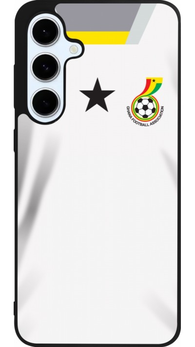 Samsung Galaxy S24 FE Case Hülle - Silikon schwarz Ghana 2022 personalisierbares Fussballtrikot