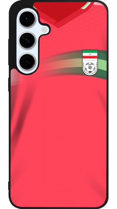 Samsung Galaxy S24 FE Case Hülle - Silikon schwarz Iran 2022 personalisierbares Fussballtrikot