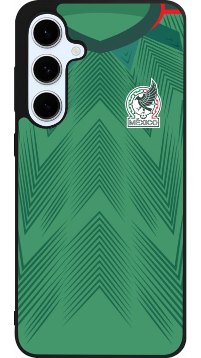 Samsung Galaxy S24 FE Case Hülle - Silikon schwarz Mexiko 2022 personalisierbares Fussballtrikot