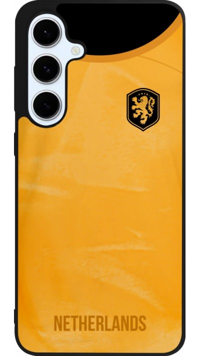 Samsung Galaxy S24 FE Case Hülle - Silikon schwarz Holland 2022 personalisierbares Fußballtrikot