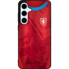 Samsung Galaxy S24 FE Case Hülle - Silikon schwarz Tschechische Republik personalisierbares Fussballtrikot