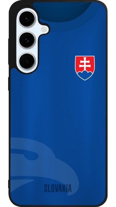 Samsung Galaxy S24 FE Case Hülle - Silikon schwarz Fussballtrikot Slowakei