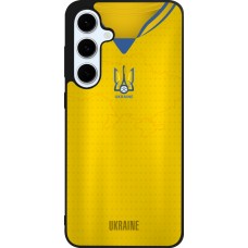 Samsung Galaxy S24 FE Case Hülle - Silikon schwarz Fussballtrikot Ukraine