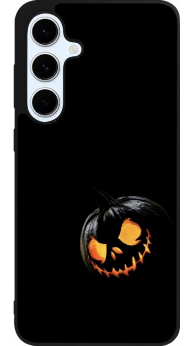 Samsung Galaxy S24 FE Case Hülle - Silikon schwarz Halloween 2023 discreet pumpkin