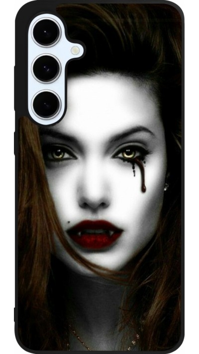 Samsung Galaxy S24 FE Case Hülle - Silikon schwarz Halloween 2023 gothic vampire