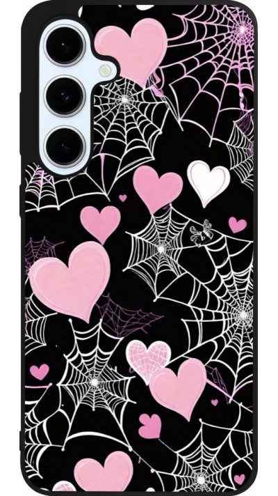 Samsung Galaxy S24 FE Case Hülle - Silikon schwarz Halloween 2024 girly