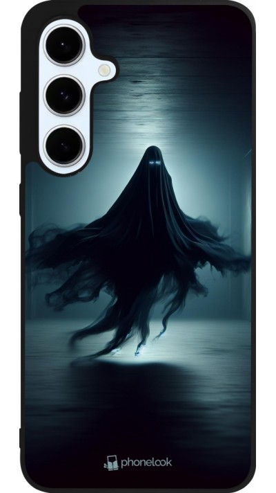 Samsung Galaxy S24 FE Case Hülle - Silikon schwarz Halloween 2024 Spektraler Schatten