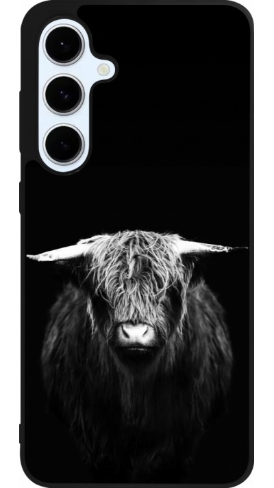 Samsung Galaxy S24 FE Case Hülle - Silikon schwarz Highland calf black