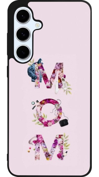 Samsung Galaxy S24 FE Case Hülle - Silikon schwarz Mom 2024 girly mom