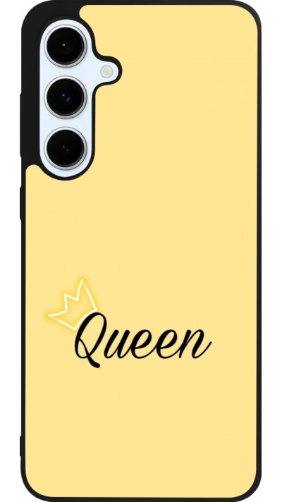 Samsung Galaxy S24 FE Case Hülle - Silikon schwarz Mom 2024 Queen