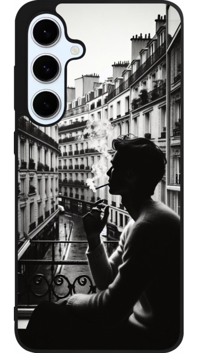 Samsung Galaxy S24 FE Case Hülle - Silikon schwarz Parisian Smoker