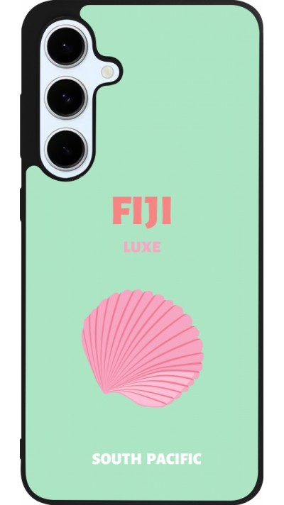 Samsung Galaxy S24 FE Case Hülle - Silikon schwarz Pop Summer Destination Fiji