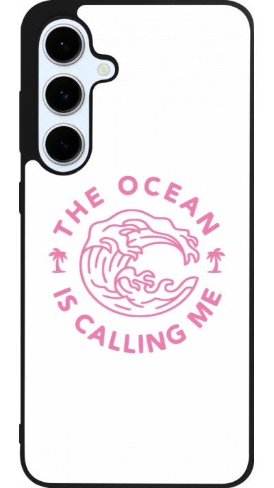 Coque Samsung Galaxy S24 FE - Silicone rigide noir The Ocean is calling me