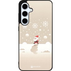 Samsung Galaxy S24 FE Case Hülle - Silikon schwarz Weihnachten 2023 Minimalistischer Weihnachtsmann