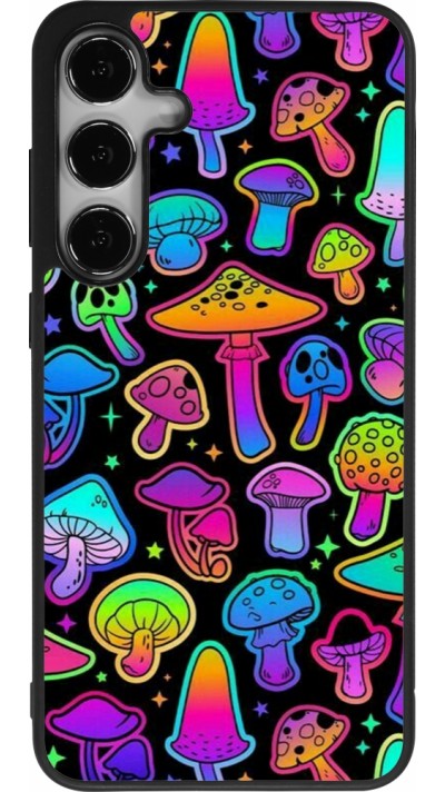 Samsung Galaxy S24+ Case Hülle - Silikon schwarz Autumn 2024 magic mushrooms