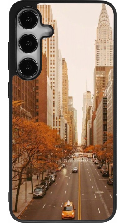 Samsung Galaxy S24+ Case Hülle - Silikon schwarz Autumn 2024 New York city