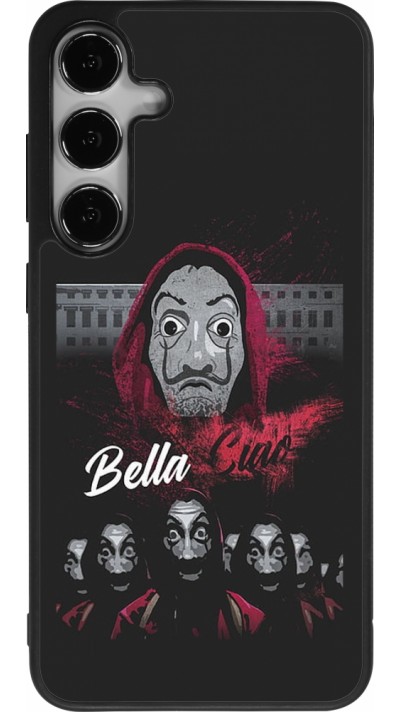 Samsung Galaxy S24+ Case Hülle - Silikon schwarz Bella Ciao