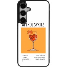 Samsung Galaxy S24+ Case Hülle - Silikon schwarz Cocktail Rezept Aperol Spritz