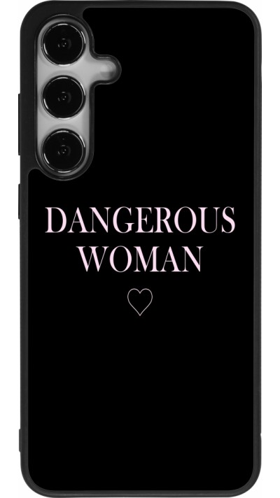 Samsung Galaxy S24+ Case Hülle - Silikon schwarz Dangerous woman