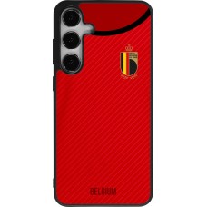 Samsung Galaxy S24+ Case Hülle - Silikon schwarz Belgien 2022 personalisierbares Fußballtrikot