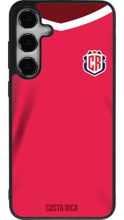 Samsung Galaxy S24+ Case Hülle - Silikon schwarz Costa Rica 2022 personalisierbares Fussballtrikot