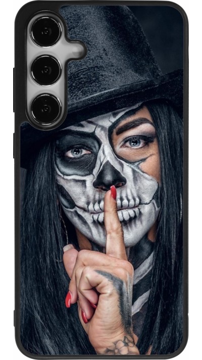 Samsung Galaxy S24+ Case Hülle - Silikon schwarz Halloween 18 19