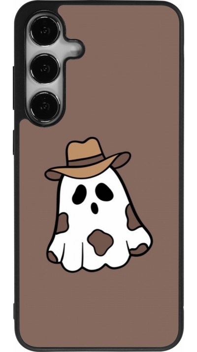 Samsung Galaxy S24+ Case Hülle - Silikon schwarz Halloween 2024 cowboy ghost