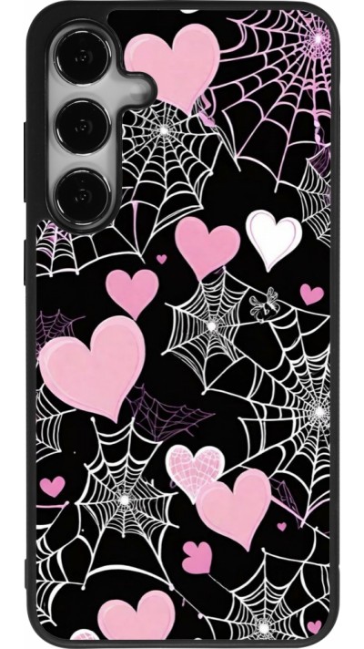 Samsung Galaxy S24+ Case Hülle - Silikon schwarz Halloween 2024 girly