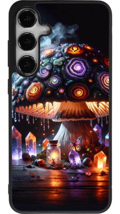 Samsung Galaxy S24+ Case Hülle - Silikon schwarz Halloween Zaubertrank Magie