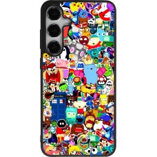 Samsung Galaxy S24+ Case Hülle - Silikon schwarz Mixed cartoons