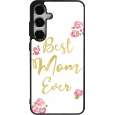 Samsung Galaxy S24+ Case Hülle - Silikon schwarz Mom 2024 best Mom ever