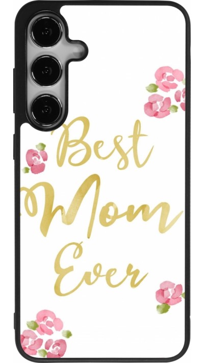 Samsung Galaxy S24+ Case Hülle - Silikon schwarz Mom 2024 best Mom ever