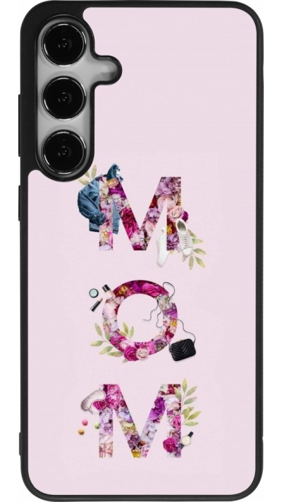 Samsung Galaxy S24+ Case Hülle - Silikon schwarz Mom 2024 girly mom