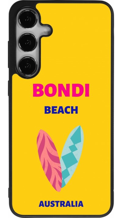 Samsung Galaxy S24+ Case Hülle - Silikon schwarz Pop Summer Destination Bondi