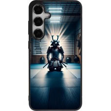 Samsung Galaxy S24+ Case Hülle - Silikon schwarz Samurai im Gebet