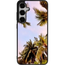 Samsung Galaxy S24+ Case Hülle - Silikon schwarz Summer 2023 palm tree vibe