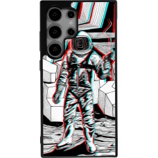 Samsung Galaxy S24 Ultra Case Hülle - Silikon schwarz Anaglyph Astronaut