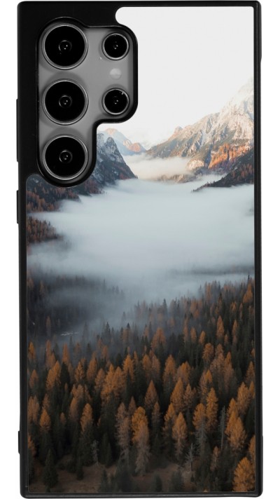 Samsung Galaxy S24 Ultra Case Hülle - Silikon schwarz Autumn 22 forest lanscape